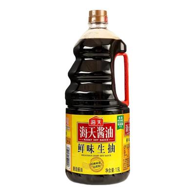 海天鲜味生抽1.9L*6瓶大桶整箱