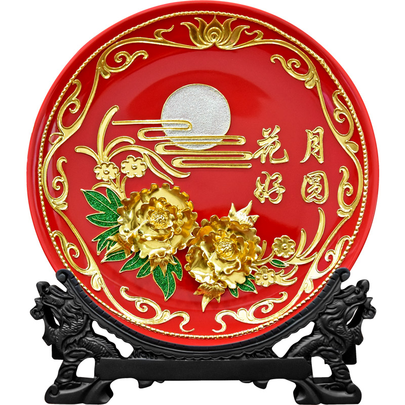 花好月圆摆件新婚礼物结婚送礼