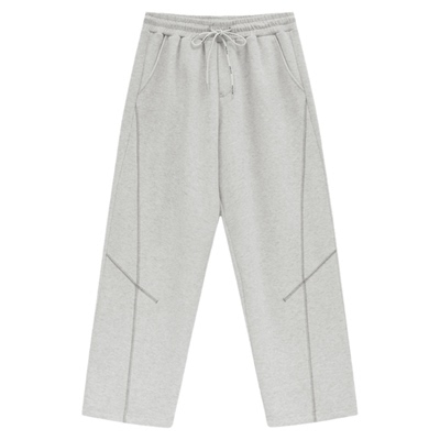 吕小虎奥粒绒直筒卫裤加厚休闲