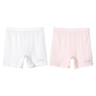 久岁伴女童安全裤防走光夏季薄款莫代尔棉宝宝内裤冰丝打底裤2条