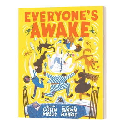 英文原版 Everyone's Awake 大家都醒着 精装 艺术绘本 英文版 进口英语原版书籍