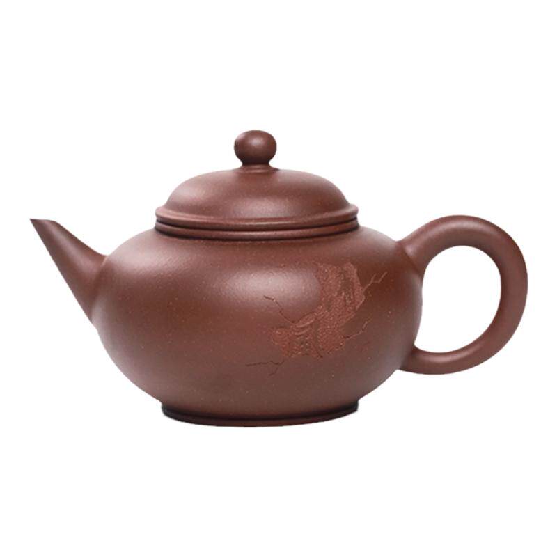 宜兴紫砂壶名家工艺师纯手工原矿底槽清水平壶居家日用泡茶茶具