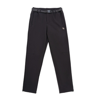 盛象女新款秋冬抓绒软壳裤显瘦修身户外登山裤防风徒步裤