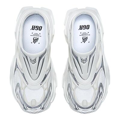 OGR异瞳半拖拖鞋新款增高厚底休闲穆勒鞋包头拖勃肯男女