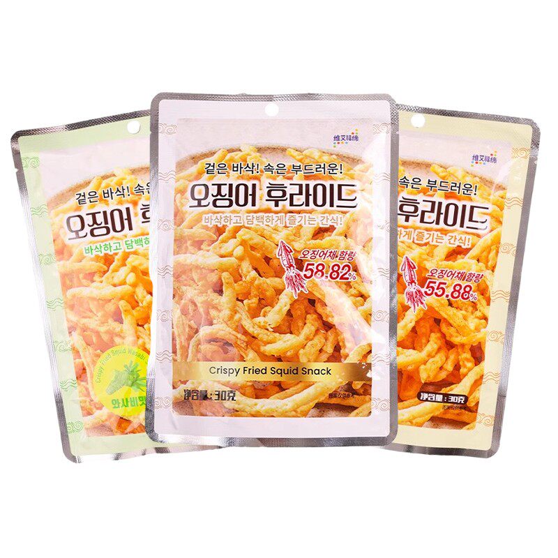 油炸鱿鱼丝休闲零食整箱