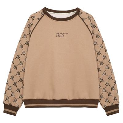 圆领女士卫衣春秋薄款套头上衣