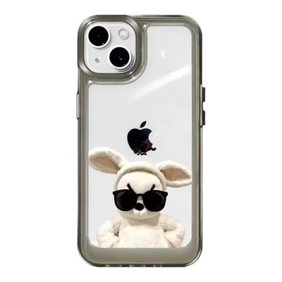 适用苹果17亚克力简约透明手机壳