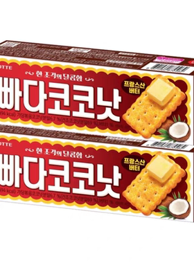 乐天韩国进口蜂蜜烤制香酥饼干