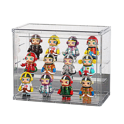 透明盲盒手办展示架收纳展示盒