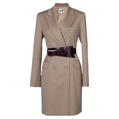 吕燕羊毛西装裙设计师CM