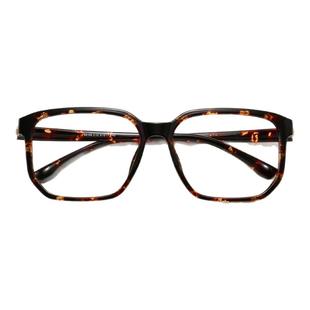 豹纹眼镜框可配镜片男女近视韩版大脸复古玳瑁镜框TR90大框眼镜架