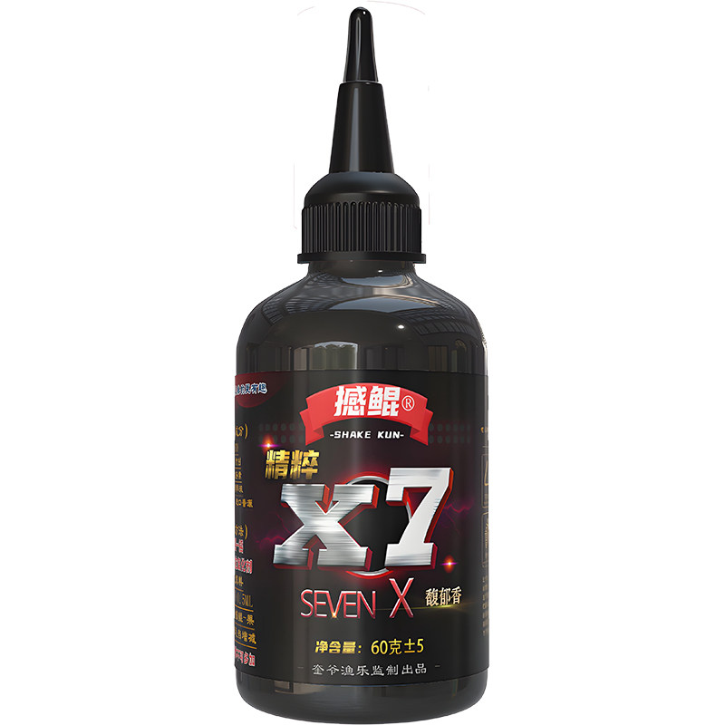 奎爷渔乐X3鲢鳙鲟青草鱼黑坑野钓竞技钓鱼小药奎爷添加剂诱食剂