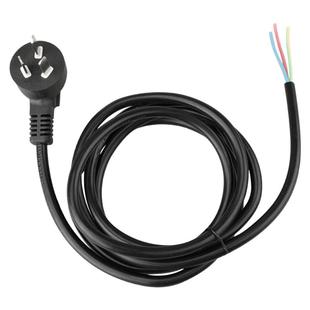 三3芯电源线带插头国标三角带线10A16A裸尾3*0.75平方单头1.5电线