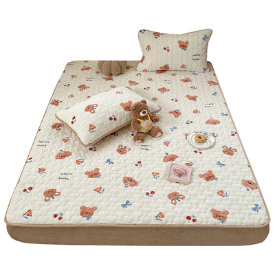 牛奶绒夹棉床笠加绒床罩2025新款