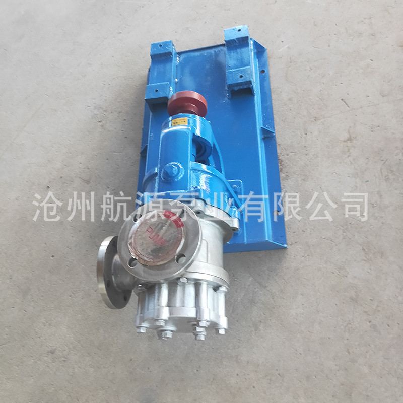 NYP高粘度 保温树脂泵 胶水糖蜜输送泵 内啮合齿轮泵厂家自吸