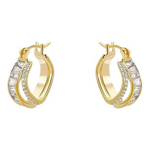 日常精致几何耳钉小众独特贵气精致耳扣复古绝美耳环2026新款耳饰