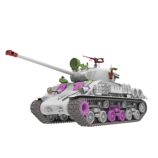 麦田 RM5150/5151 1/35 M50 MK2超级谢尔曼 附活动履带及活动悬挂