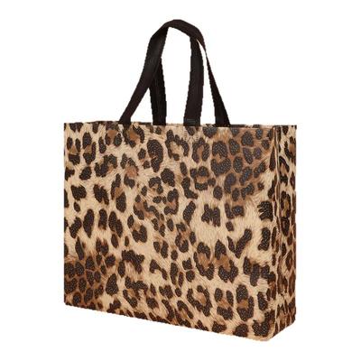 豹纹高颜值礼品袋服装店包装袋