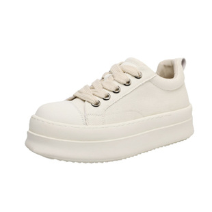 7CM隐形增高鞋男夏季爆款RO小胖丁透气百搭休闲帆布鞋厚底板鞋