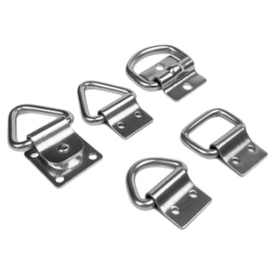 304不锈钢拉环 铁D型拉环扣 D字扣货车卧环地板钩吊环扣固定拉环