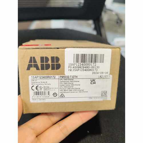1SAP123400R0172 ABB PM5032-T-ETH CPU模块 工业通讯