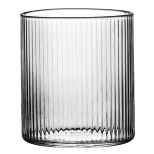 九土日式玻璃杯耐热条纹水杯子咖啡杯泡茶杯啤酒杯果汁杯女家用小