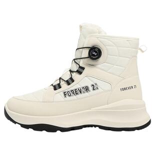 F21雪地靴男2025冬季加绒软厚底保暖皮毛一体抗严寒防滑东北棉鞋