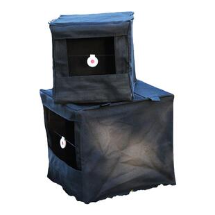 弓途正品弹弓收纳钢珠三层护甲加厚消音布靶箱折叠户外居家不吐弹