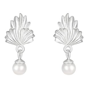 Rainy and CloudyCream｜奶油裱花坠珍珠耳钉 轻奢耳环珍珠耳环