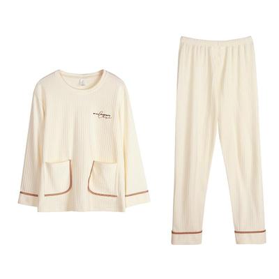 睡衣女纯棉春秋季家居服套装
