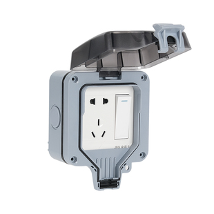 防水插座开关86型明装院子室外防水盒防溅盒户外保护接线罩防雨罩