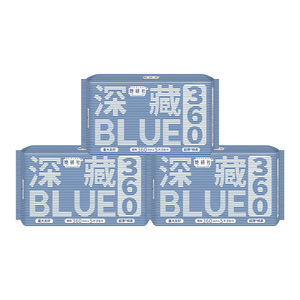 她研社深藏Blue360夜用3包卫生巾