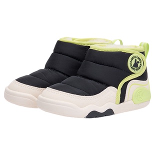 卡特兔儿童学步鞋女童2025冬季赤足训练鞋防加绒男童雪地靴棉鞋