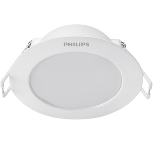 飞利浦led筒灯嵌入式家用孔灯天花射灯75mm开孔9/12公分10cm超薄