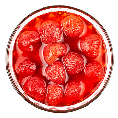 丹东冰冻草莓6盒冰点罐头网红