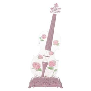 小提琴摆件飘雪花音乐盒八音盒水晶球小女孩实用生日礼物儿童女生