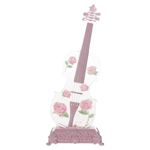 小提琴摆件飘雪花音乐盒八音盒水晶球小女孩实用生日礼物儿童女生