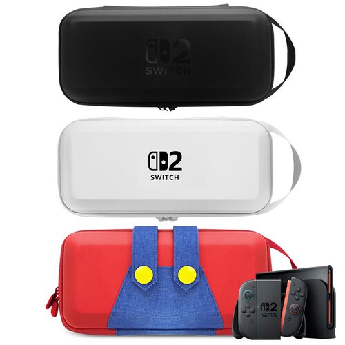 Switch2代升级大容量主机配件一体收纳盒 便携防震放摔抗压保护壳