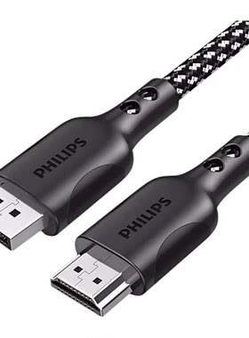 飞利浦dp转hdmi线4k高清线连接电脑主机笔记本外接显示器转换接口