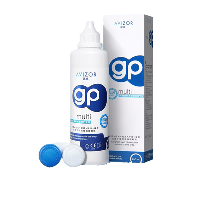 AVIZOR优卓gp硬性隐形眼镜RGP护理液240ml角膜塑性ok镜片