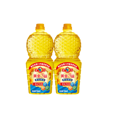 黄金3益葵花籽油700ml