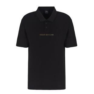 Armani/阿玛尼AX 男士时尚奢潮金标短袖POLO衫 XM000080 AF10819