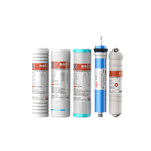 家用10寸PP棉活性炭RO膜三级五级过滤器直饮机净水器通用滤芯套装