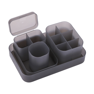 日式美甲工具收纳盒桌面高档网红日系笔筒棉片盒美甲店专用套装