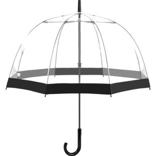 FULTON富尔顿王室御用透明雨伞长柄UV防晒鸟笼伞进口晴雨两用