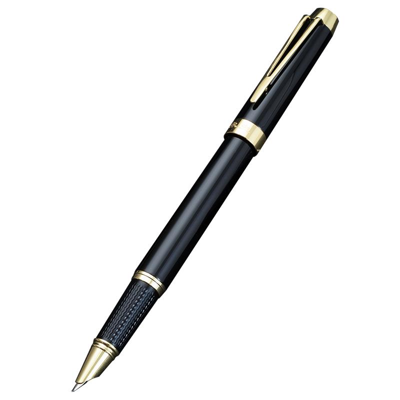 永生美工弯尖钢笔成人练字书法笔弯头商务签字笔黑色高颜值男士女士硬笔初学者学生特细笔尖作业练习免费刻字