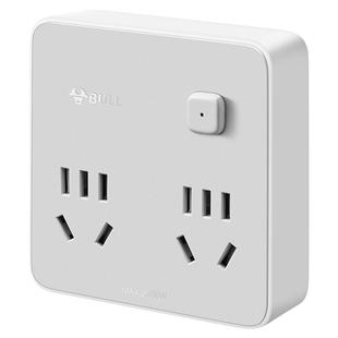 公牛官方正品插座旗舰店86型扩展转换器插排插线板接线板多功能