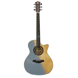 创作者民谣吉他指南针系列高颜值云杉桃花芯面单吉他指弹弹唱入门