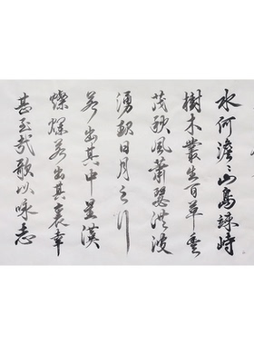 毛笔字书法真迹念奴娇满江红挂画