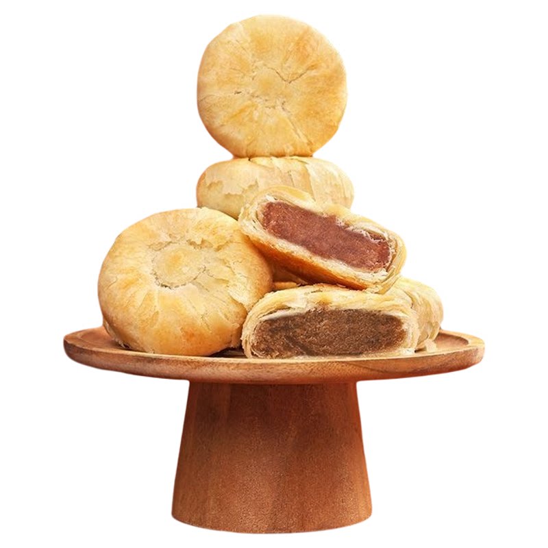 红星软香酥陕西特产酥皮月饼点心
